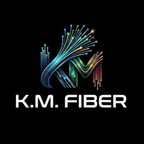 K.M. FIBER Logo